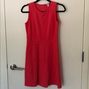 Coral sheath dress